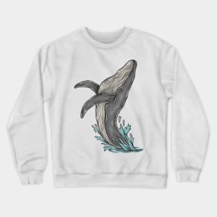 whale Crewneck Sweatshirt